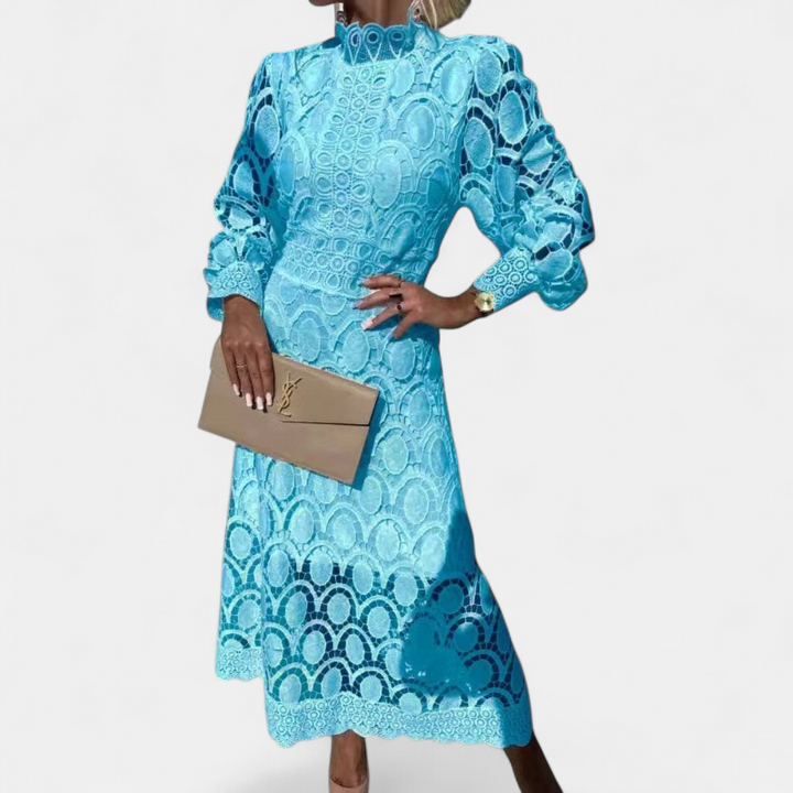 NOA | Delicate Lace Midi Dress