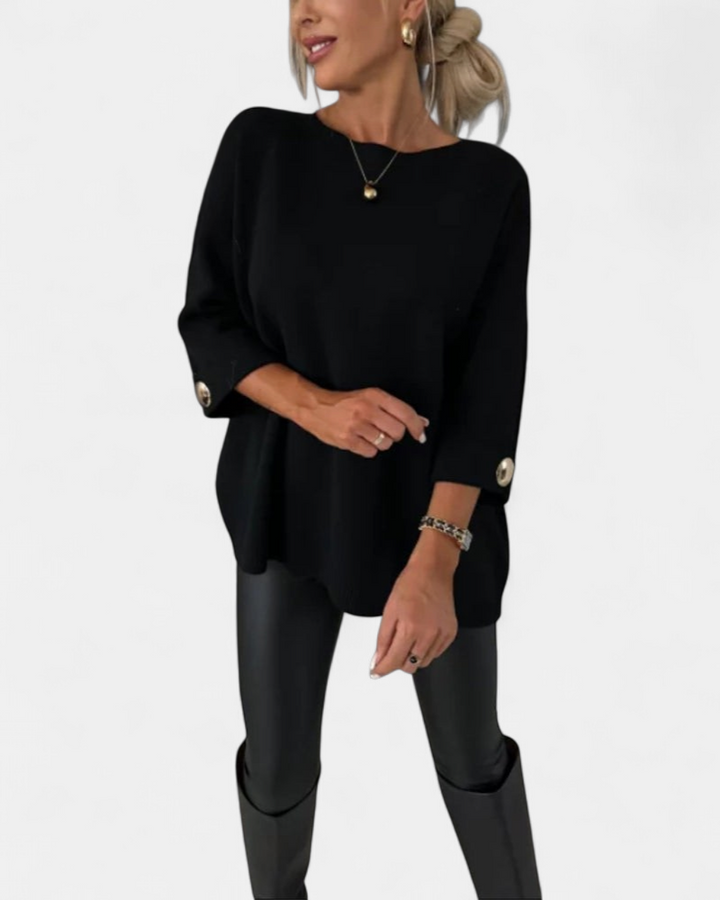 LOTTIE | Cosy Buttoned Pullover