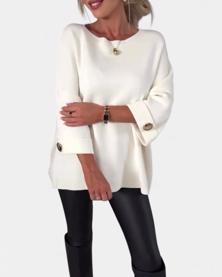LOTTIE | Cosy Buttoned Pullover