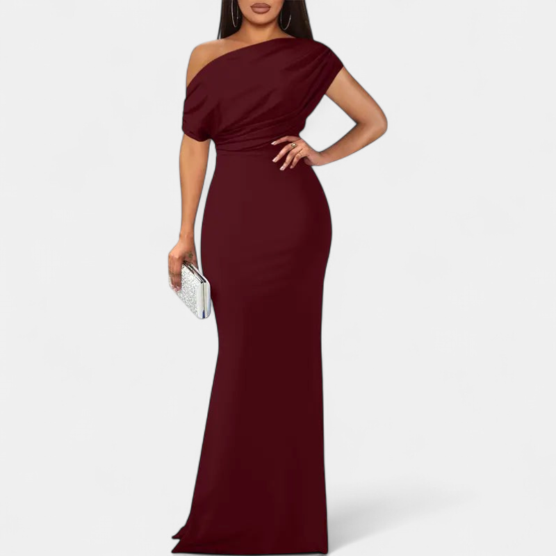 ROSELYN | Elegant Off-Shoulder Bodycon Evening Gown