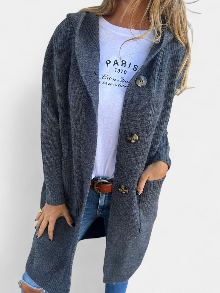 VERONICA | Chic Long Knit Cardigan