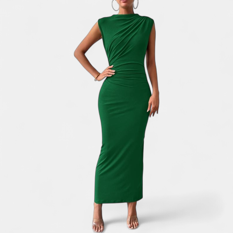 MELODY | Elegant Bodycon Dress with Back Slit for Cocktail Parties