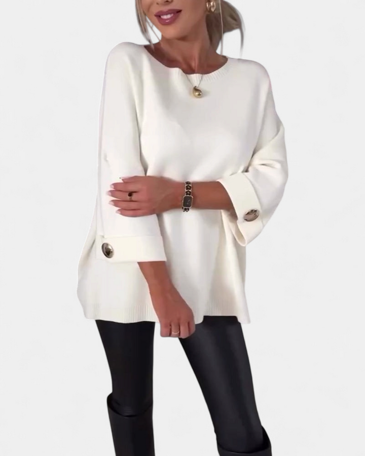 LOTTIE | Cosy Buttoned Pullover