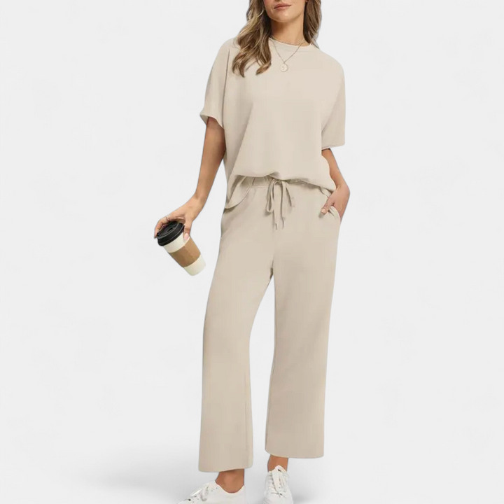 JULIE | Women's Oversized Cropped Lounge Set
